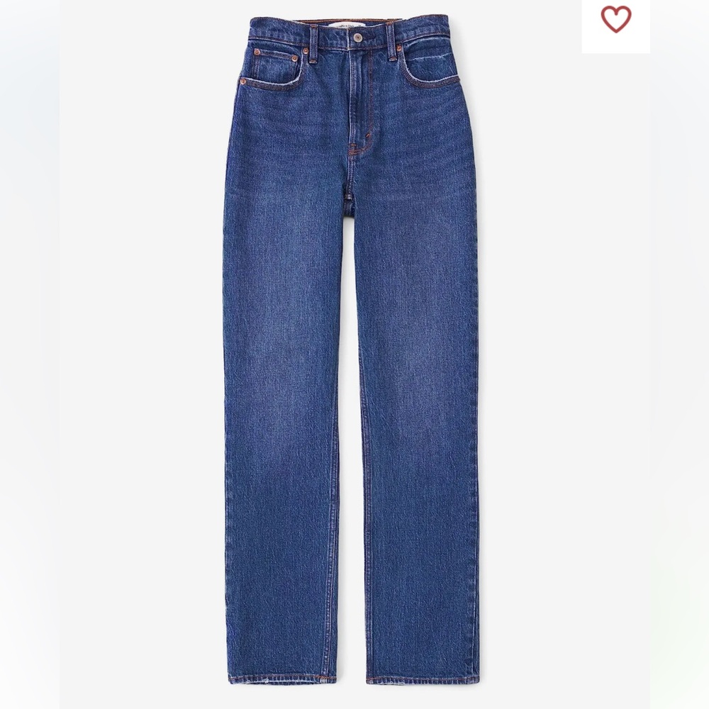 A&F Ultra High Rise 90s Straight Jean